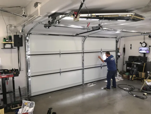 Professional garage door repair service by Trumbull Garage Door Repair in Trumbull