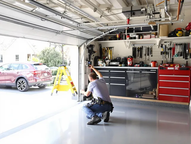 Local garage door repair service by Trumbull Garage Door Repair in Trumbull