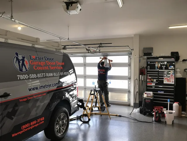 Trumbull Garage Door Repair team performing same-day garage door repair in Trumbull