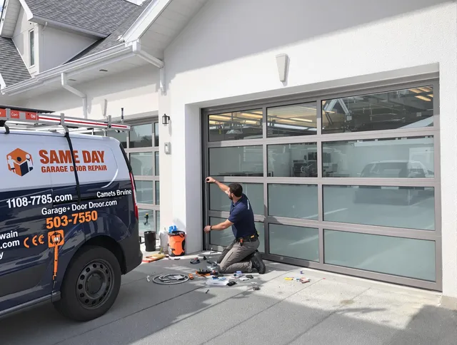 Same-day garage door repair service by Trumbull Garage Door Repair in Trumbull